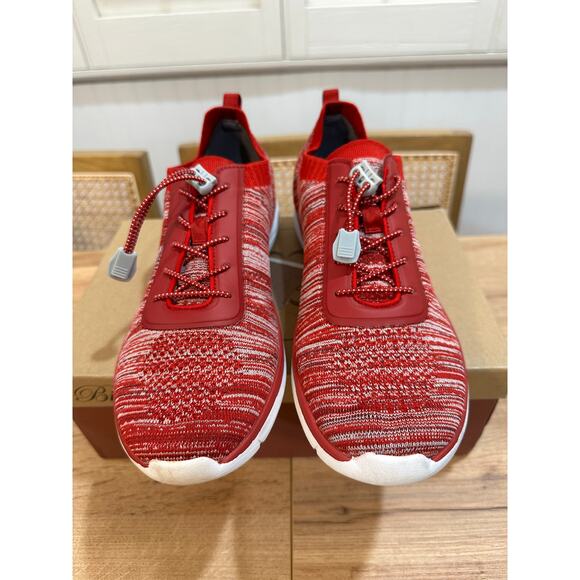 Biza Solar Women's Sneakers Wine Multi Red White Sz 41 EU 10.5 US NIB Felt Upper - Picture 3 of 12